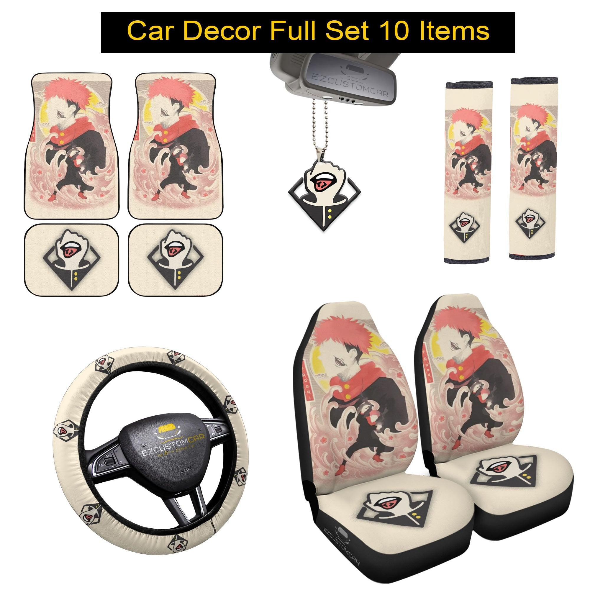 Itadori Jujutsu Kaisen Car Mats x Seat Covers Set Itadori Jujutsu Kaisen Car Mats x Seat Covers Set
