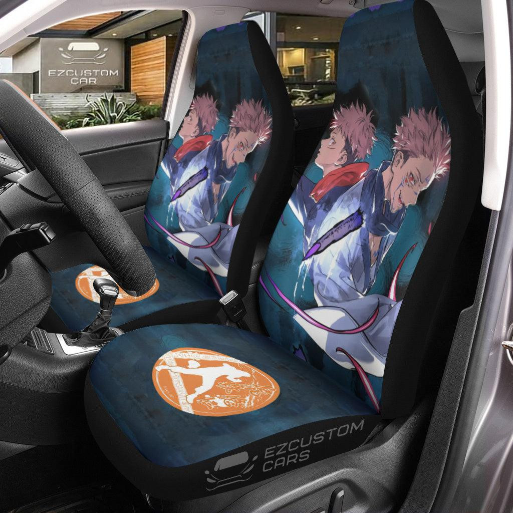 Itado Yuji Car Seat Covers Jujutsu Kaisen