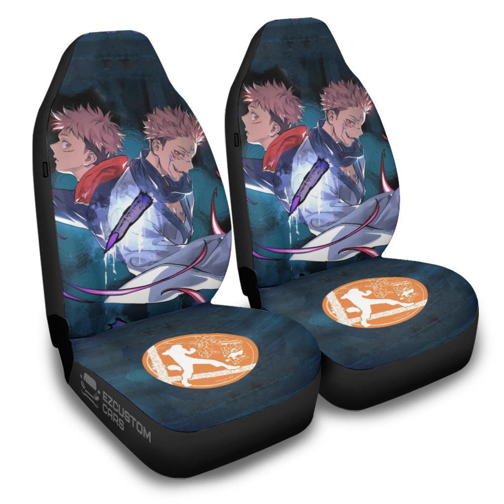 Itadori Yuji Car Seat Covers Jujutsu Kaisen