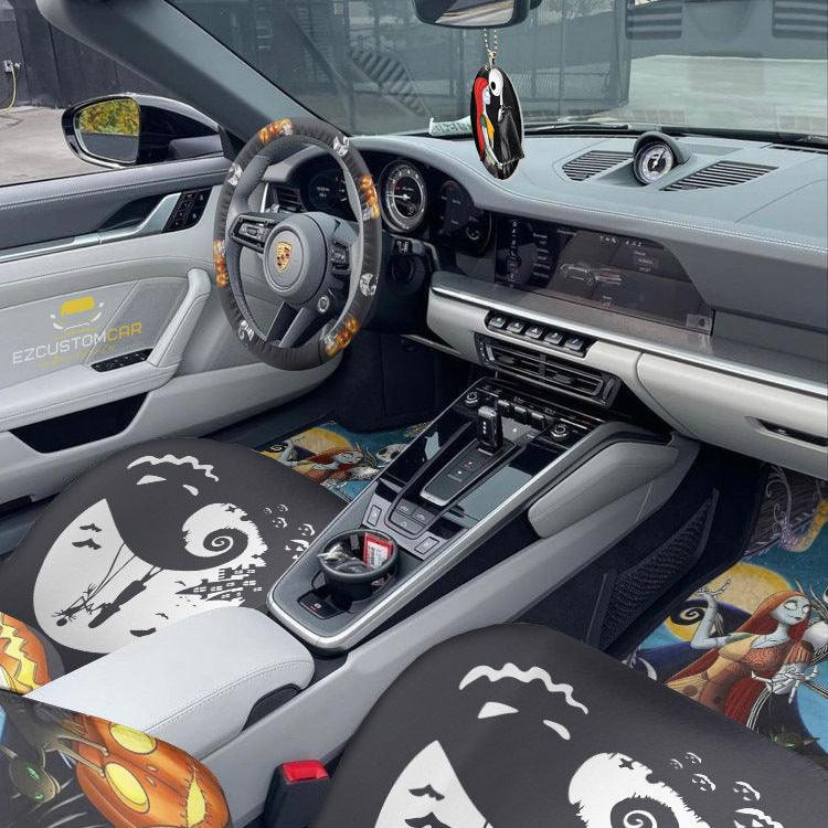 Jack Skellington and Jill Car The Nightmare Before Christmas Mats x Seat Covers