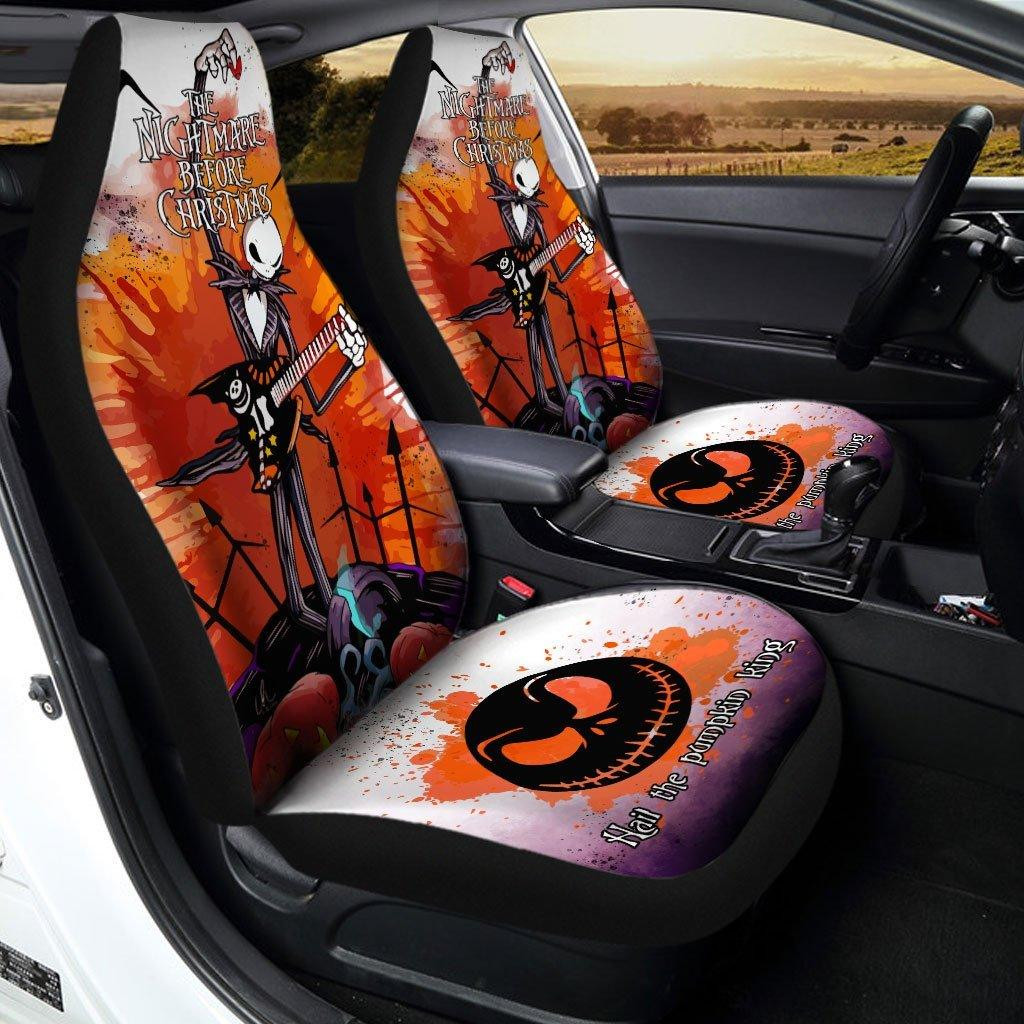 Jack Skellington Nightmare Before Christmas Custom Car Seat Covers