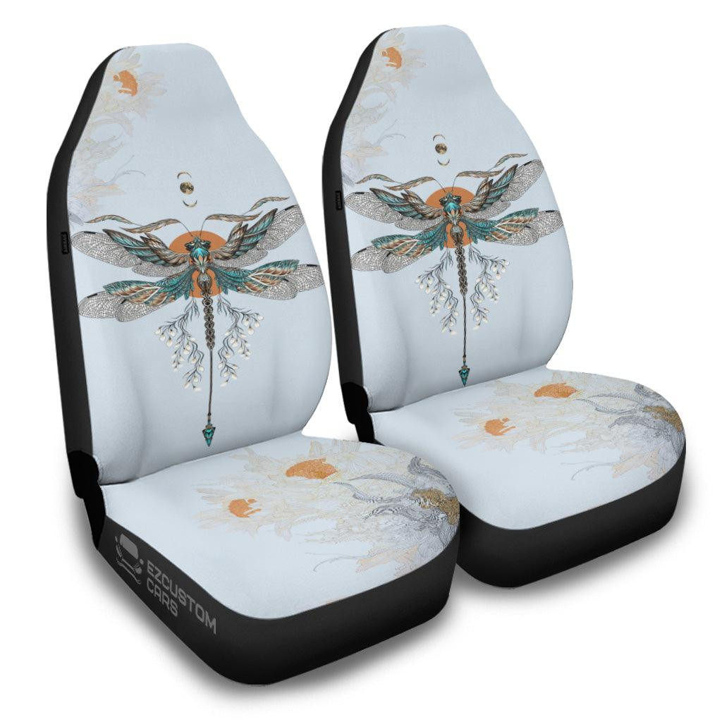 Japanese Dragonfly Car Seat Covers Custom Dragonfly Car Accessories