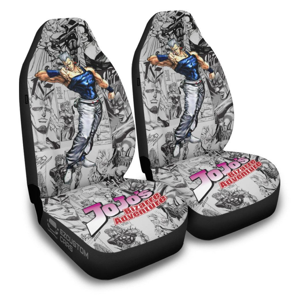 JoJo’s Bizarre Adventure Car Accessories Anime Car Seat Covers Jean Pierre Polnareff
