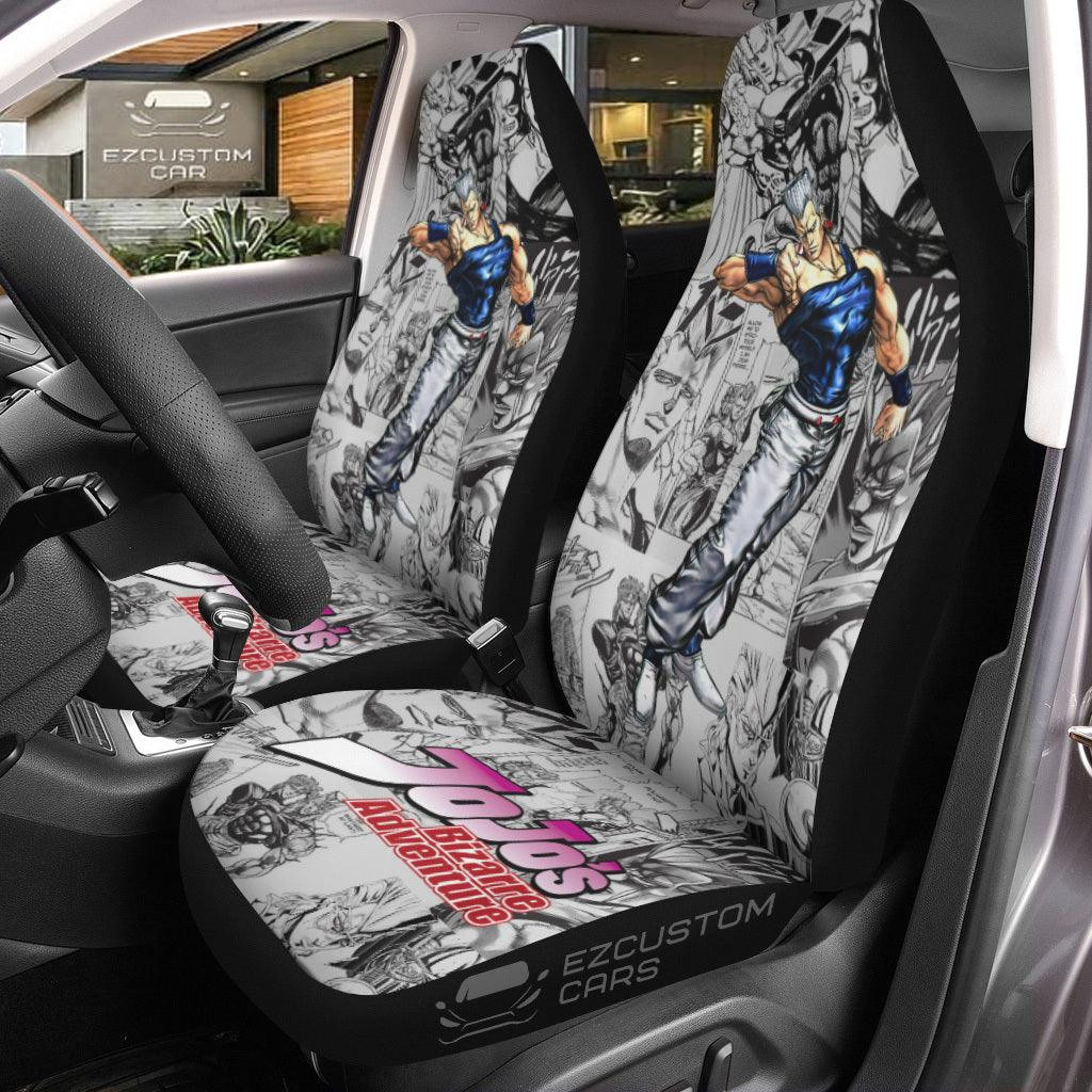 JoJo’s Bizarre Adventure Car Accessories Anime Car Seat Covers Jean Pierre Polnareff