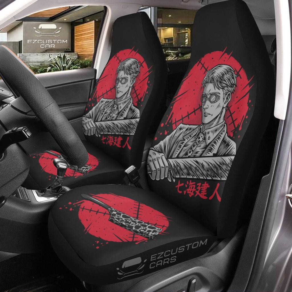 Jujutsu Kaisen Kento Nanami Car Seat Covers Anime Car Accessories Master Swordsman
