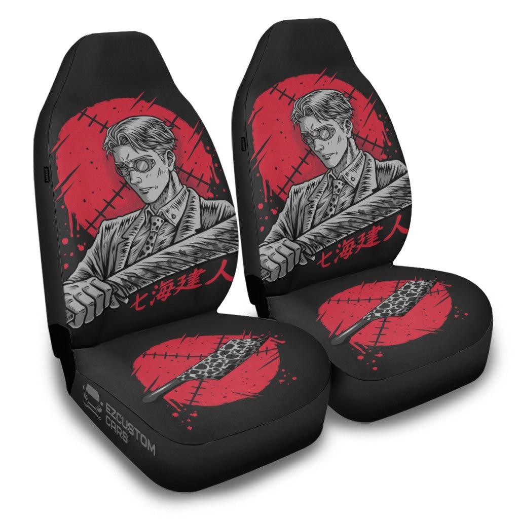 Jujutsu Kaisen Kento Nanami Car Seat Covers Anime Car Accessories Master Swordsman
