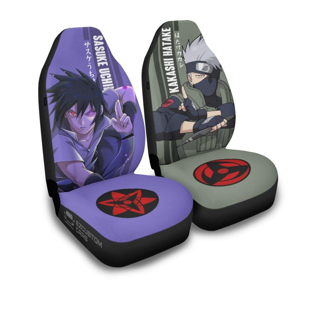 Kakashi and Sasuke Naruto Car Seat Covers