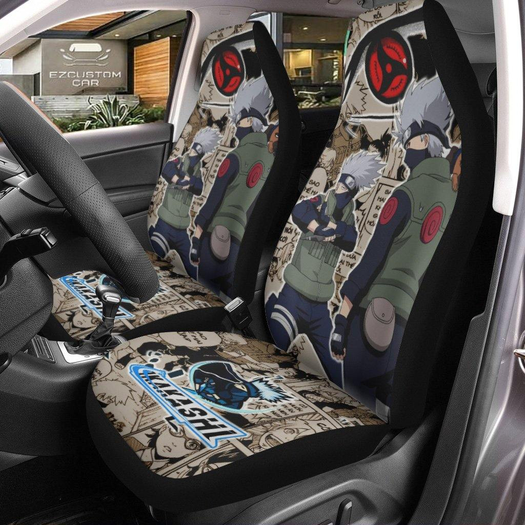 Kakashi Car Seat Covers Naruto Anime Car Decor