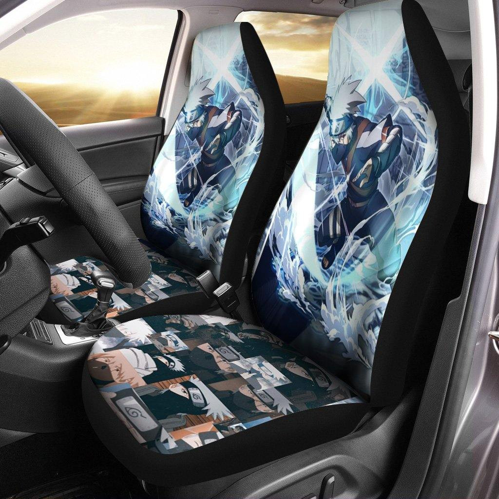 Kakashi Young Age Car Seat Covers Naruto Anime Car Decor