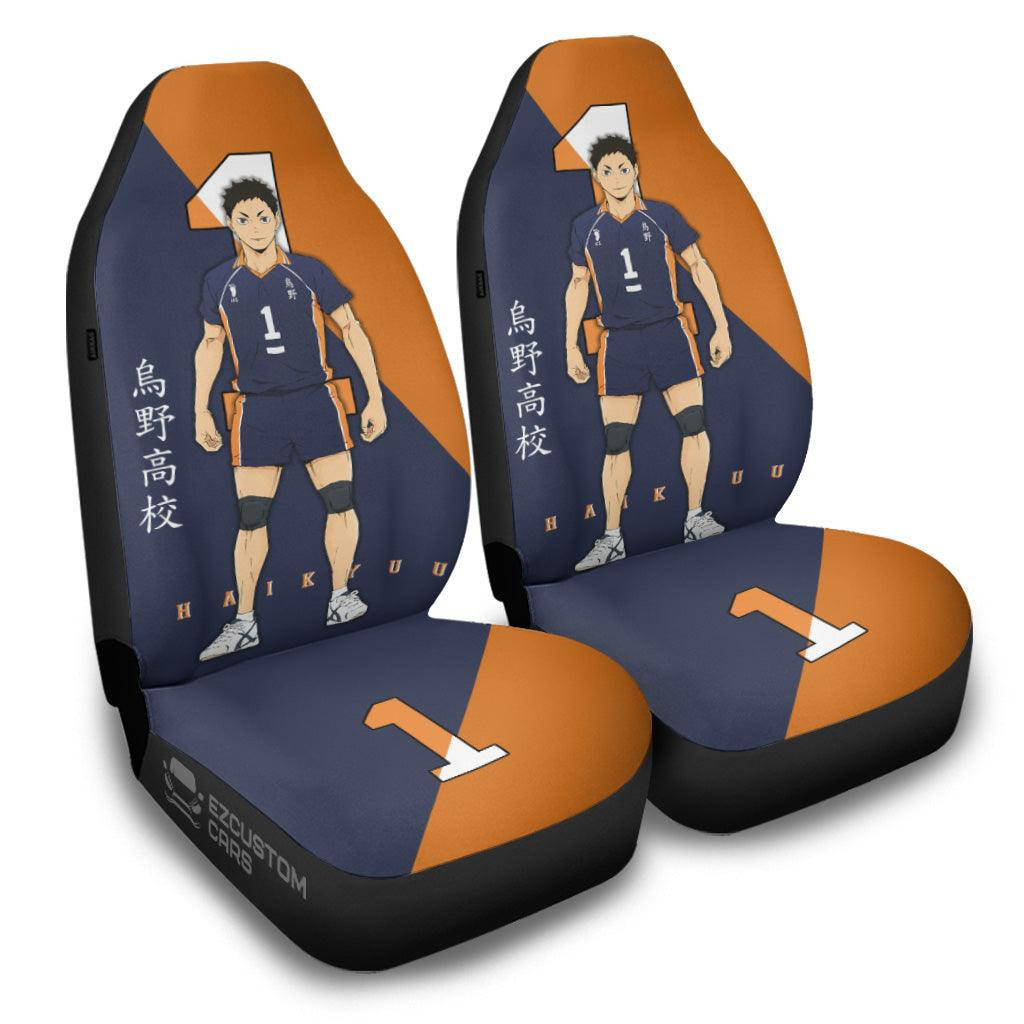 Karasuno High Daichi Haikyuu Anime Car Seat Covers