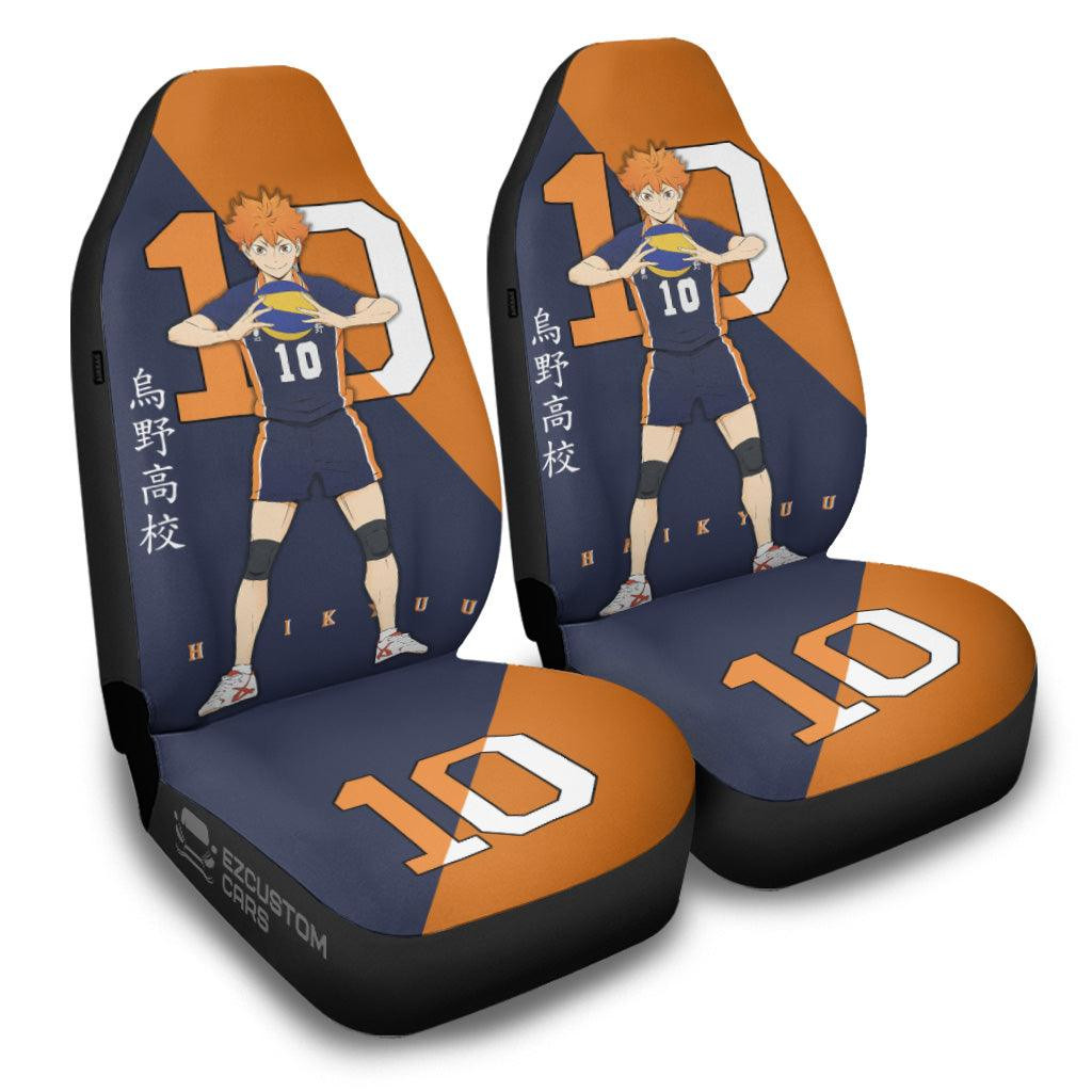 Karasuno High Hinata Haikyuu Anime Car Seat Covers