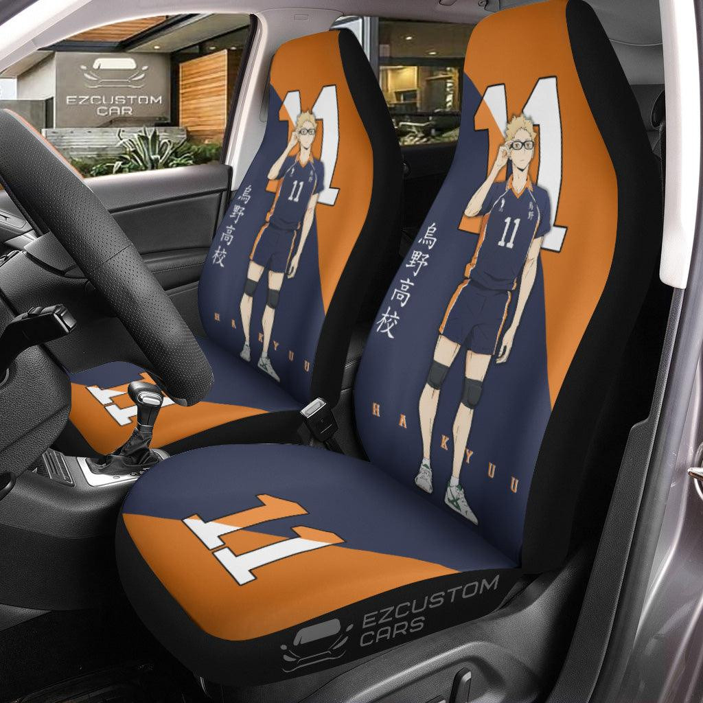 Karasuno High Tanaka Haikyuu Anime Car Seat Covers