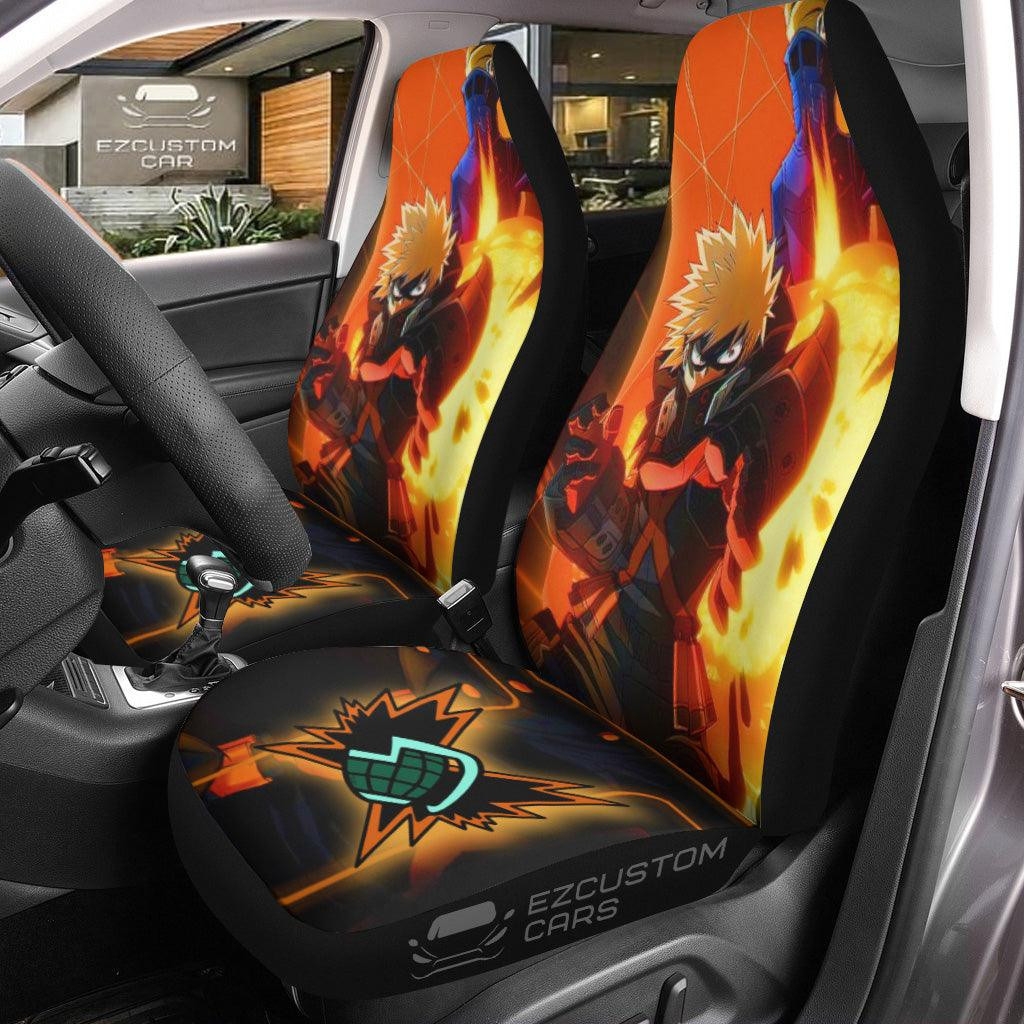 My Hero Academia Car Accessories Anime Car Seat Covers Katsuki Bakugo
