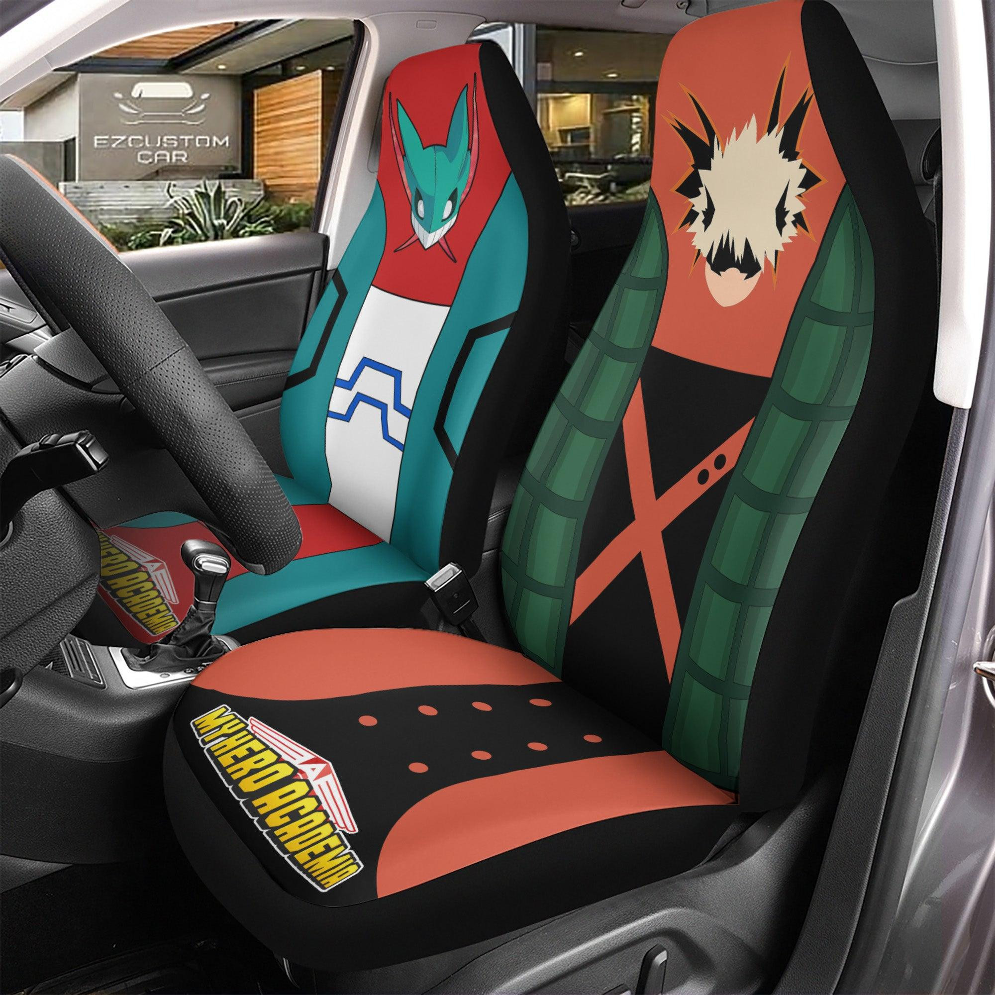 My hero Academia Izuku And Bakugo Car Seat Covers Car Accessories