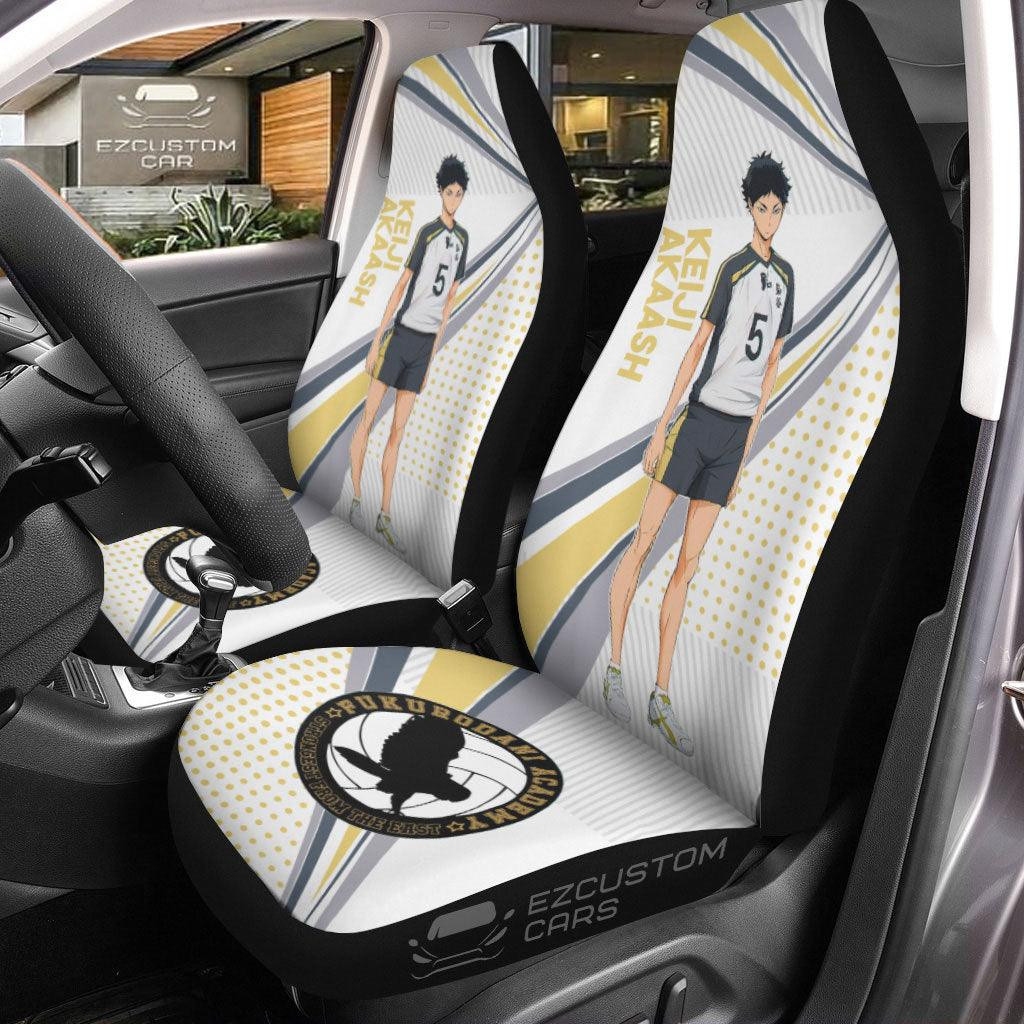 Keiji Akaash Haikyuu Anime Car Seat Covers