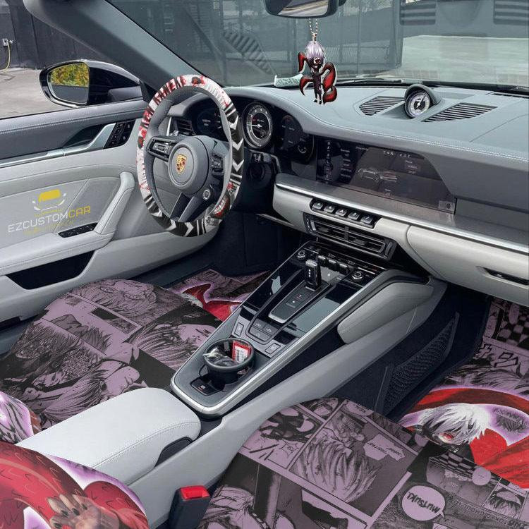 Ken Kaneki Tokyo Ghoul Car Mats x Seat Covers