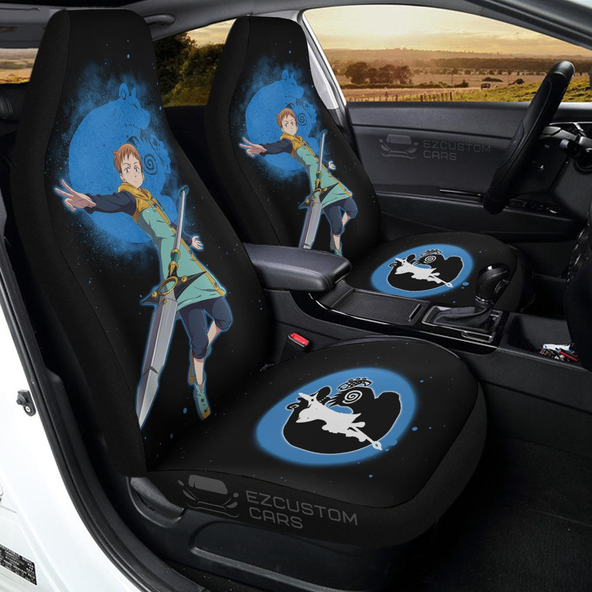 King Grizzly Sloth Sin Car Seat Covers – Custom 7 Deadly Sins Anime