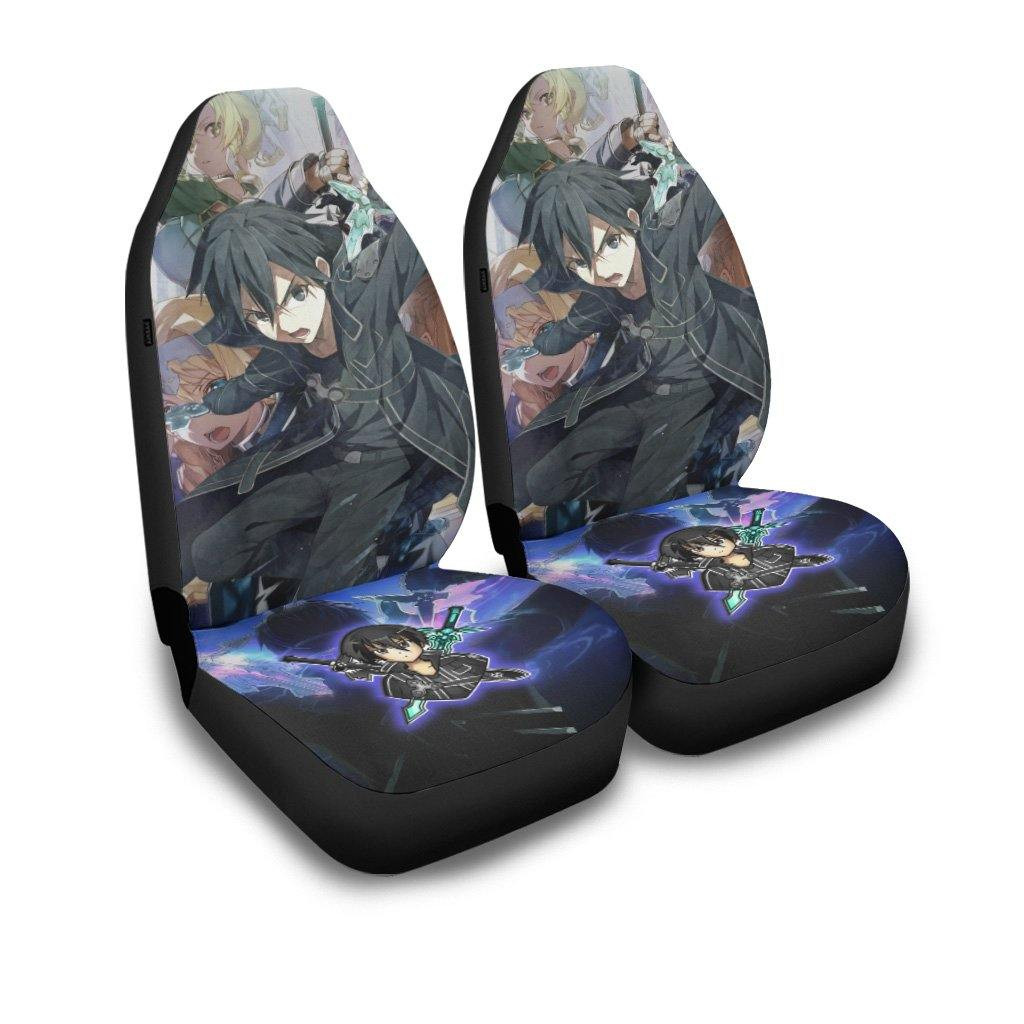 Kirito Black Swordman Sword Art Online Anime Car Seat Covers