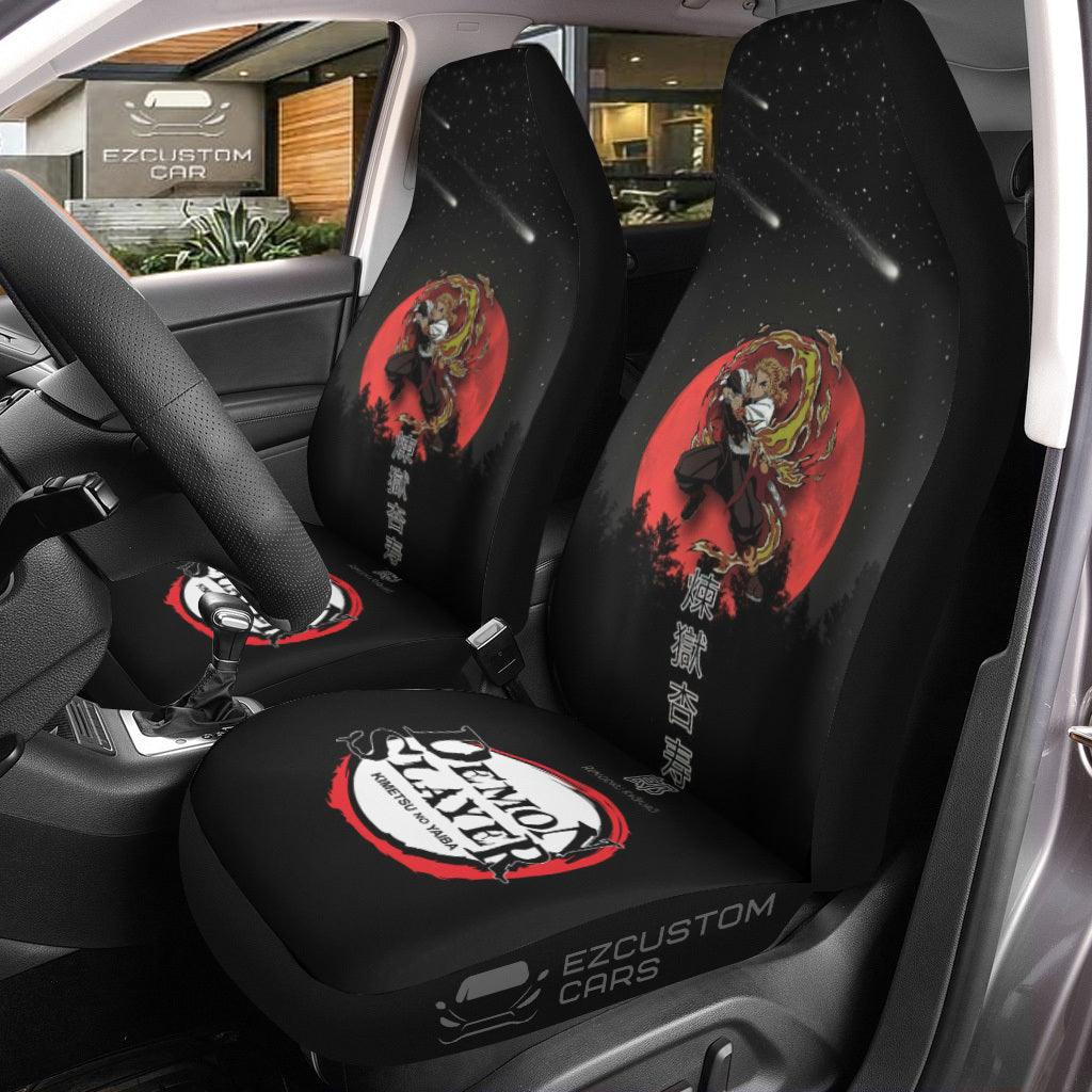 Rengoku Kyojuro Demon Slayer Car Mats x Seat Covers Set