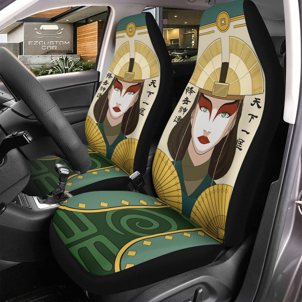 Kyoshi Last Airbender Car Seat Cover Kyoshi Last Airbender Car Seat Cover