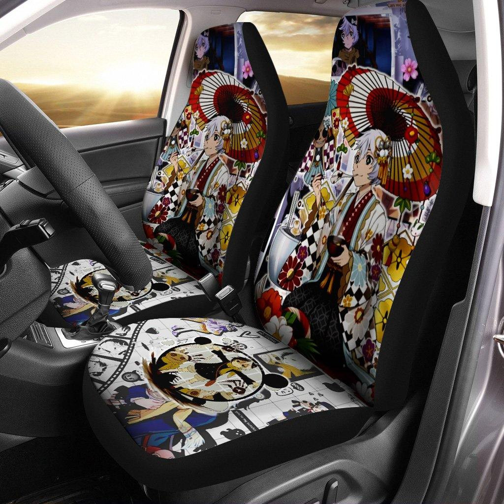 Chuuya Car Seat Covers Bungou Stray Dogs Anime Car Accessories