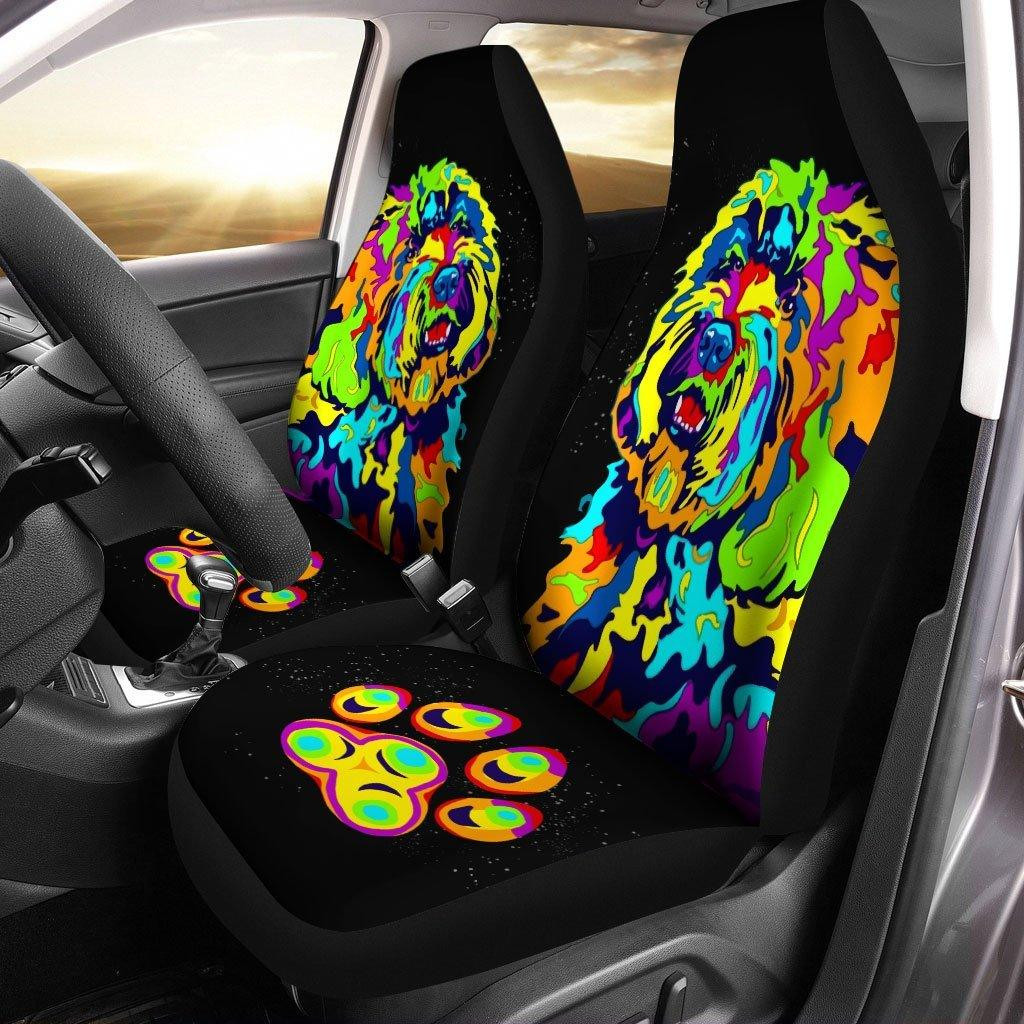 Labrador Retriever Abstract Custom Car Seat Covers