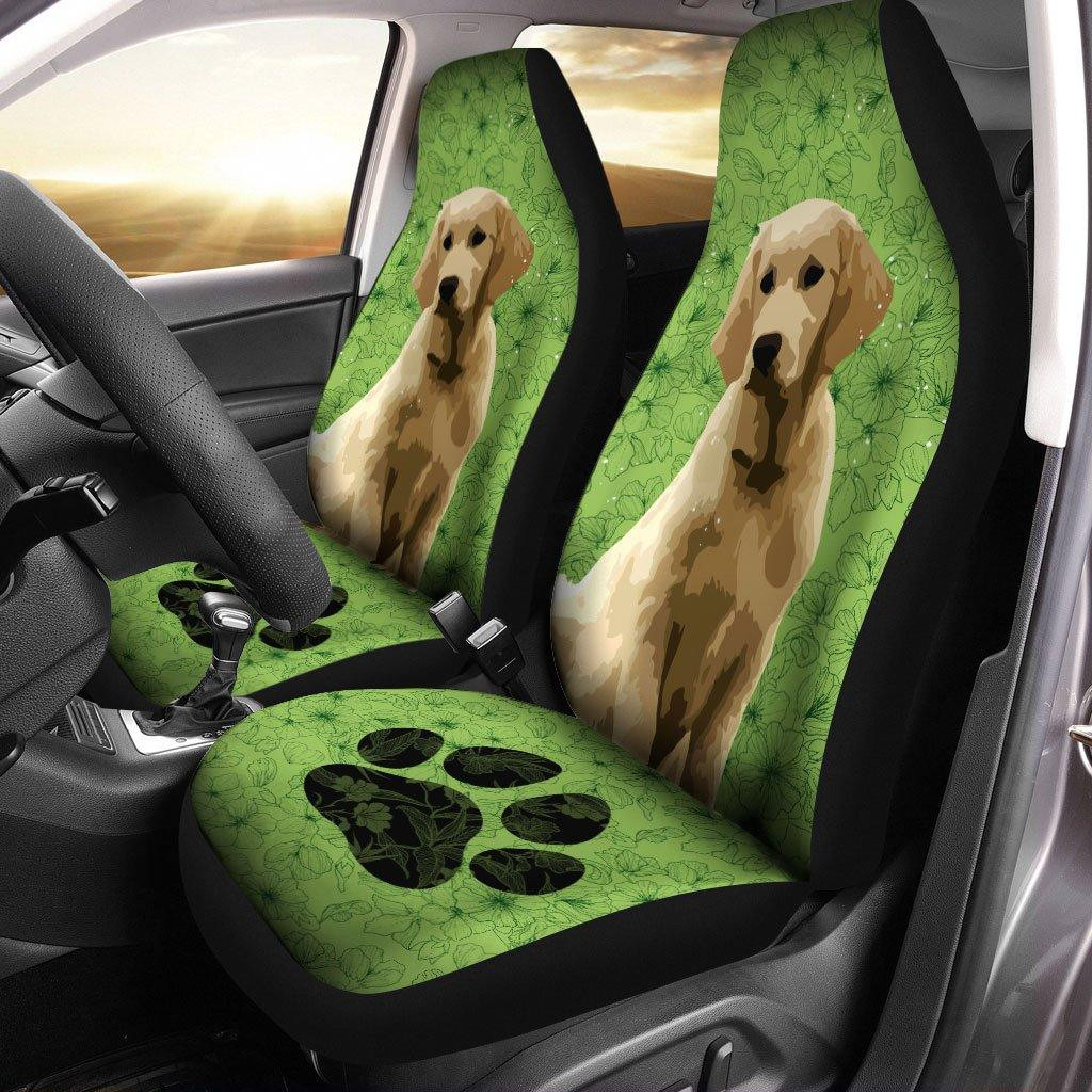 Labrador Retriever Dog Custom Car Seat Covers Set Of 2