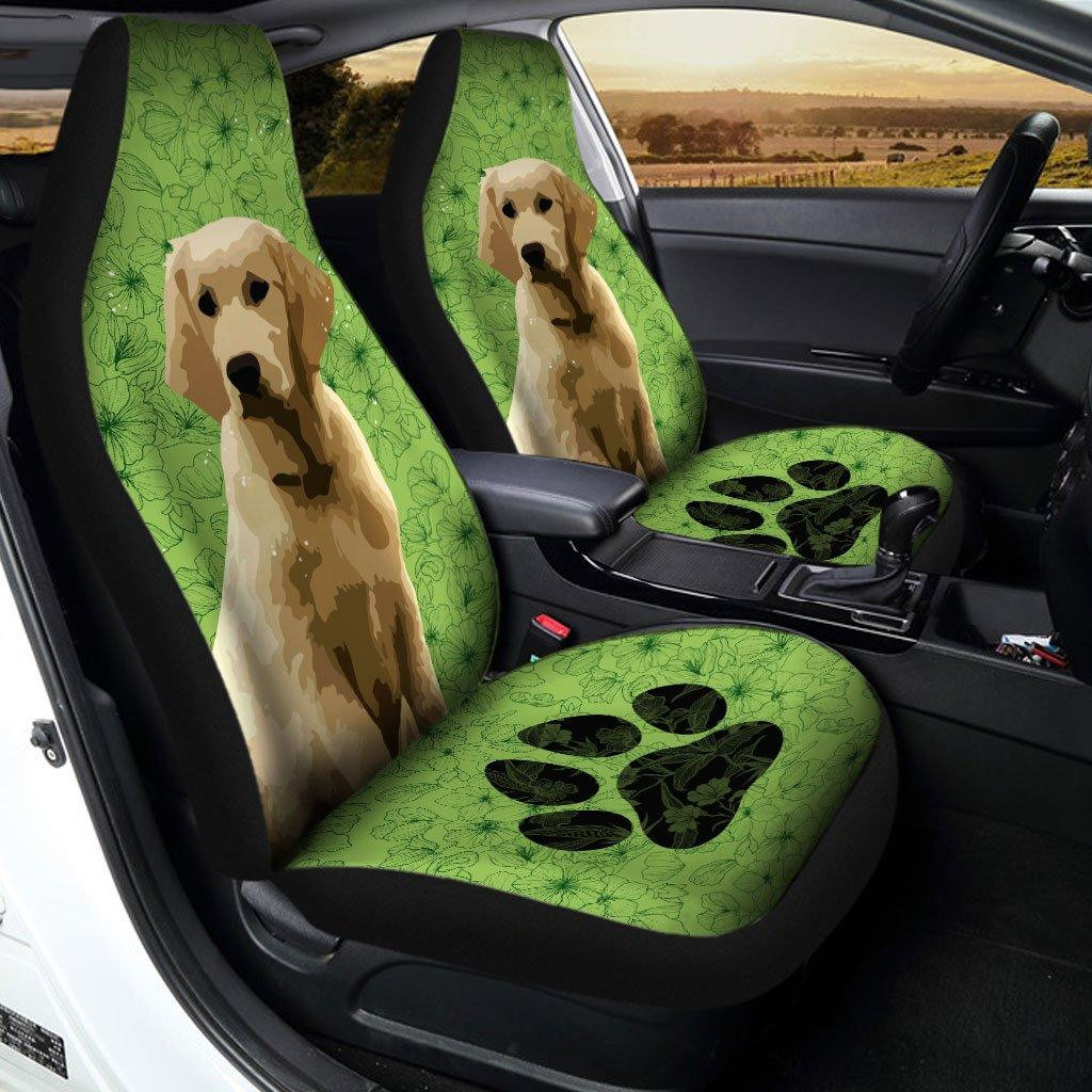 Labrador Retriever Dog Custom Car Seat Covers Set Of 2