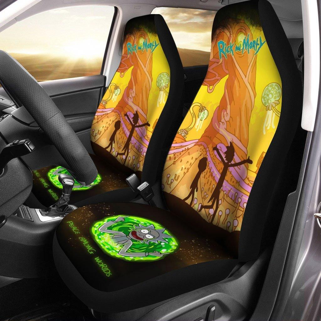 Landscape Rick And Morty Car Seat Covers