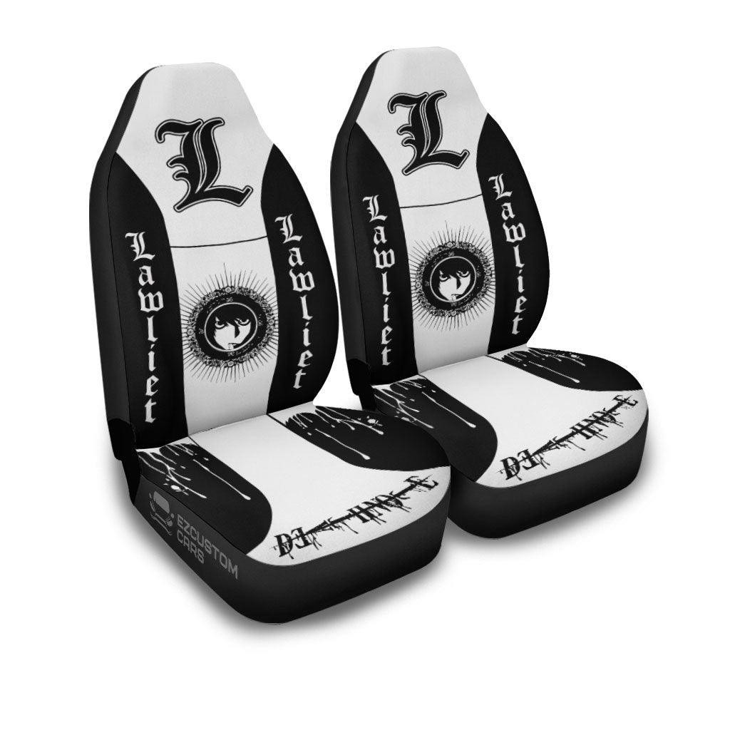 Lawliet (L) Car Seat Covers Custom Death Note Anime Car Accessories