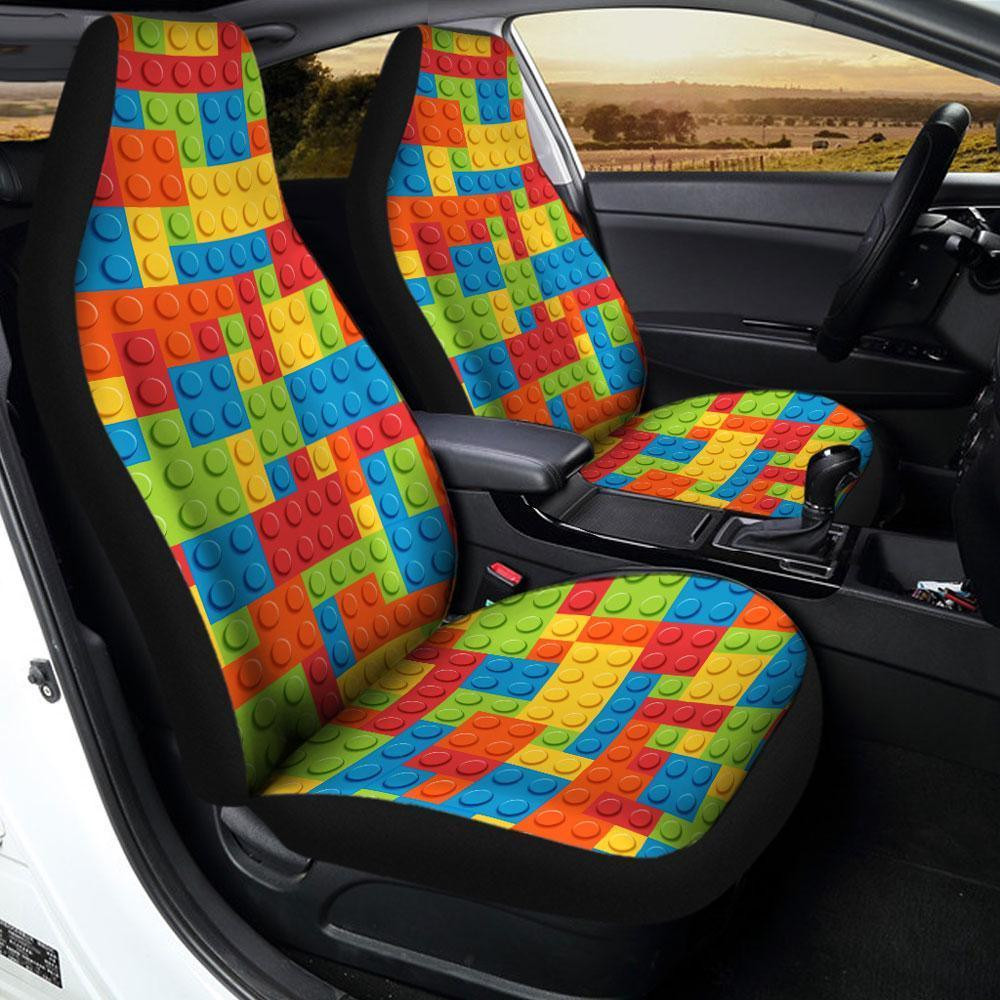 Lego Pattern Car Seat Covers
