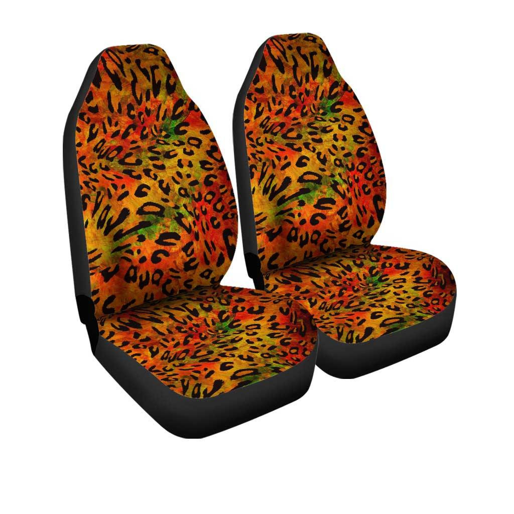 Leopard Wild Cheetah Skin Pattern Car Seat Covers