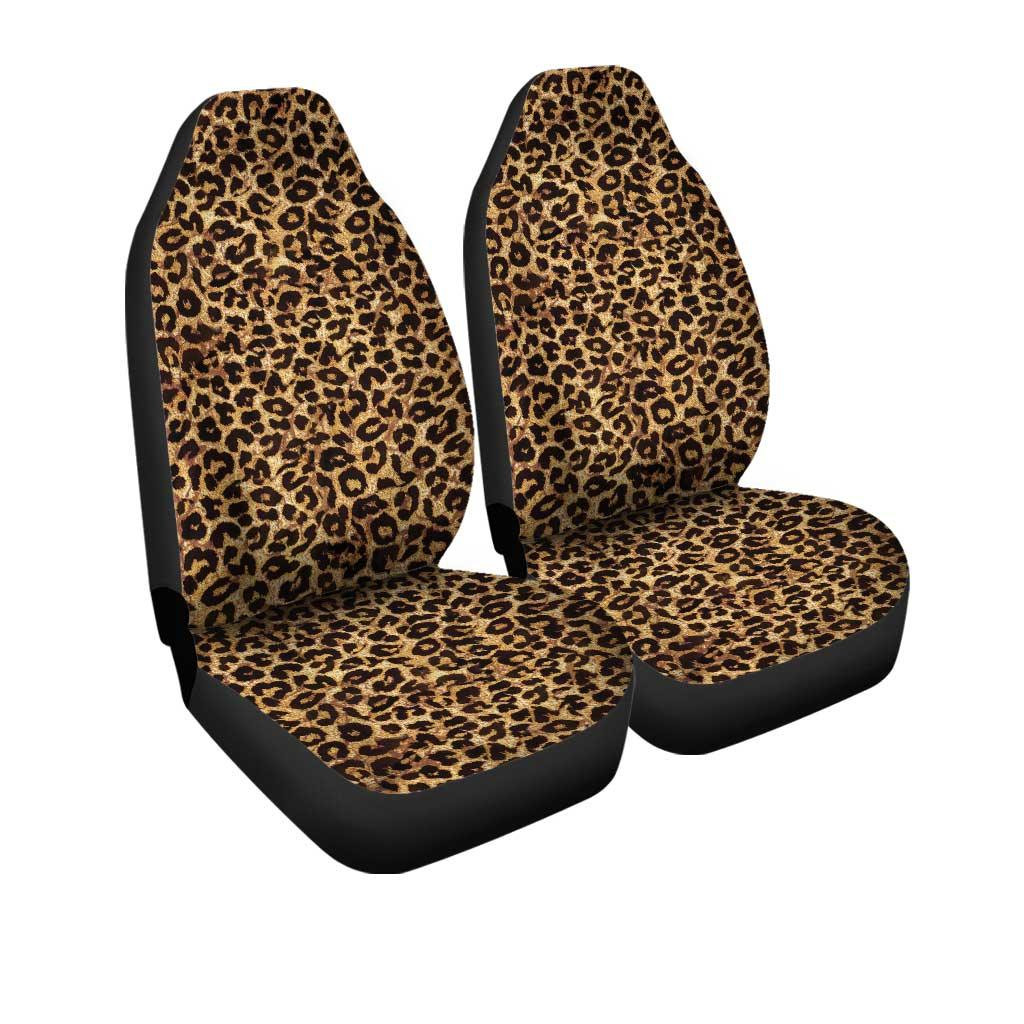 Leopard Skin Car Seat Covers Custom Animal Car Accessories