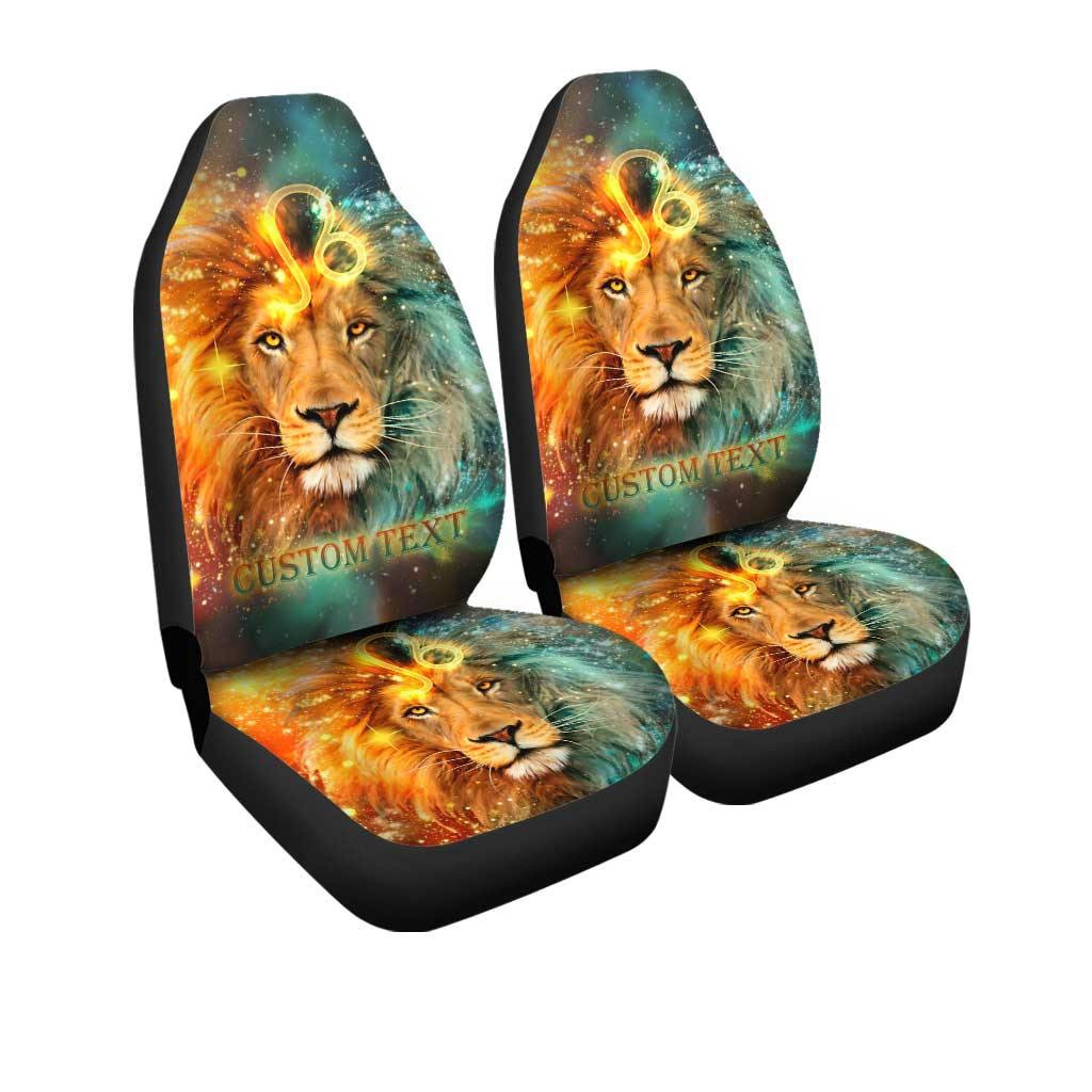 Lion Zodiac Personalized Car Seat Covers