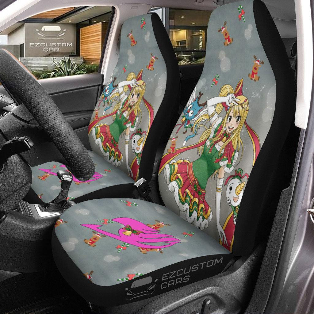 Lucy Heartfilia Car Seat Covers Custom Fairy Tail Car Accessories Christmas Gifts