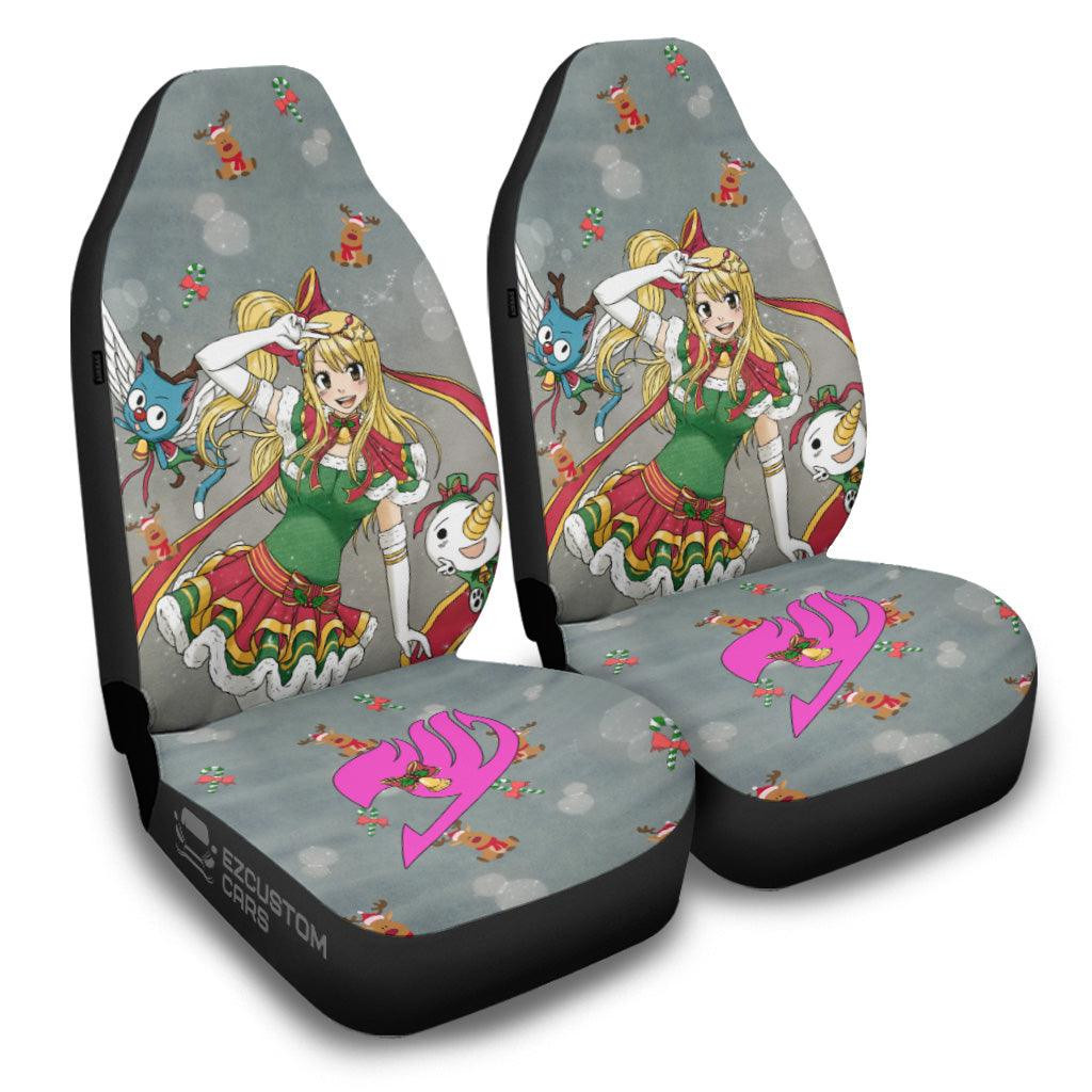 Lucy Heartfilia Car Seat Covers Custom Fairy Tail Car Accessories Christmas Gifts