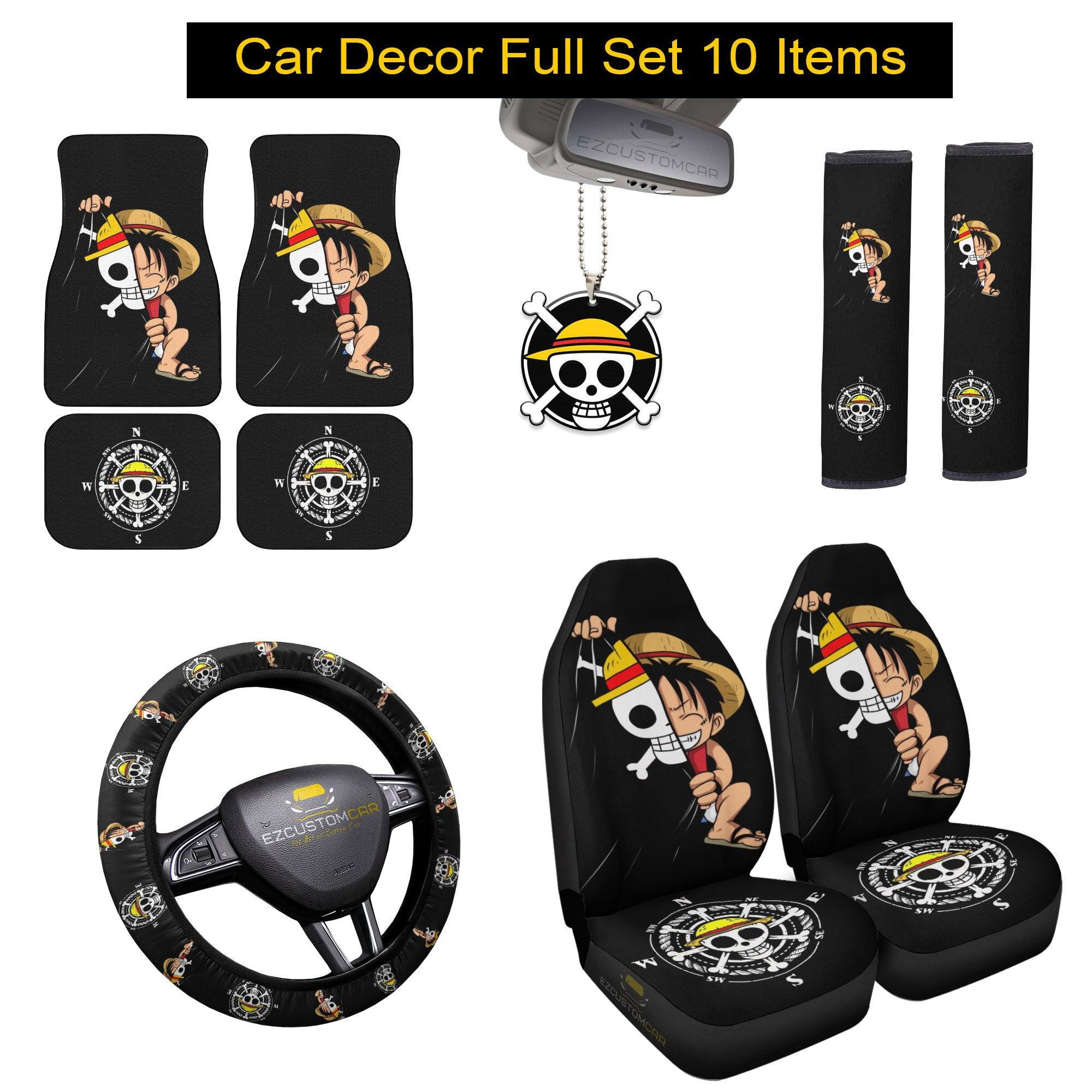 Luffy One Piece Car Mats x Seat Covers