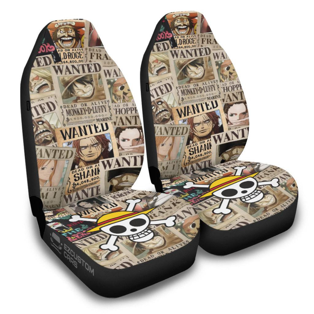 Main Character Car Seat Covers Custom One Piece Anime Car Accessories