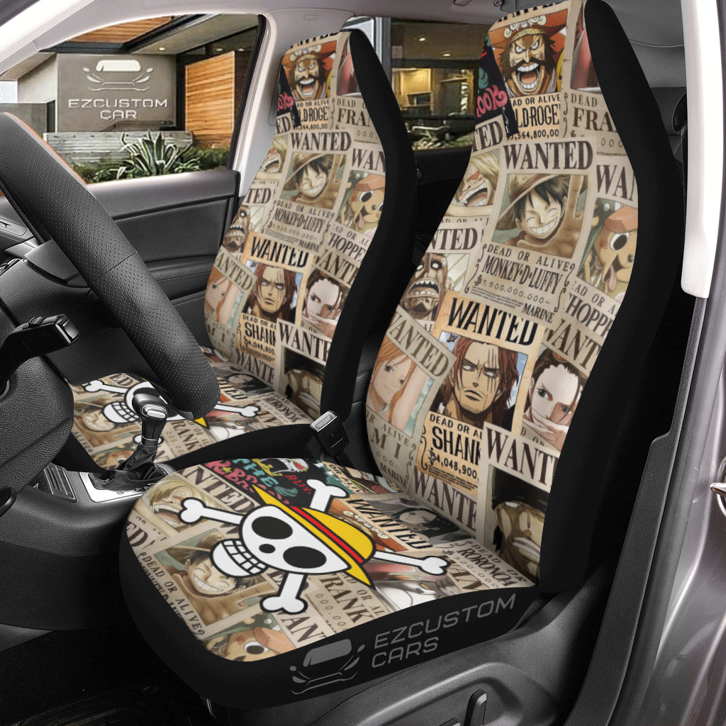 Main Character Car Seat Covers Custom One Piece Anime Car Accessories