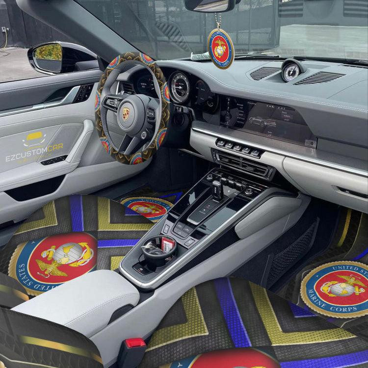 Marine Corps Car Mats x Seat Covers