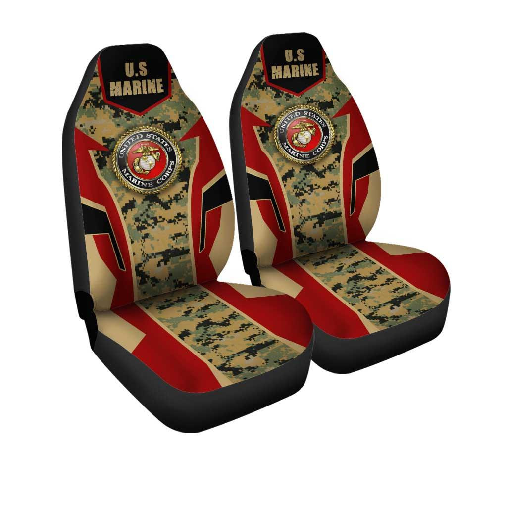 Marine Corps U.S Luxury Car Seat Covers