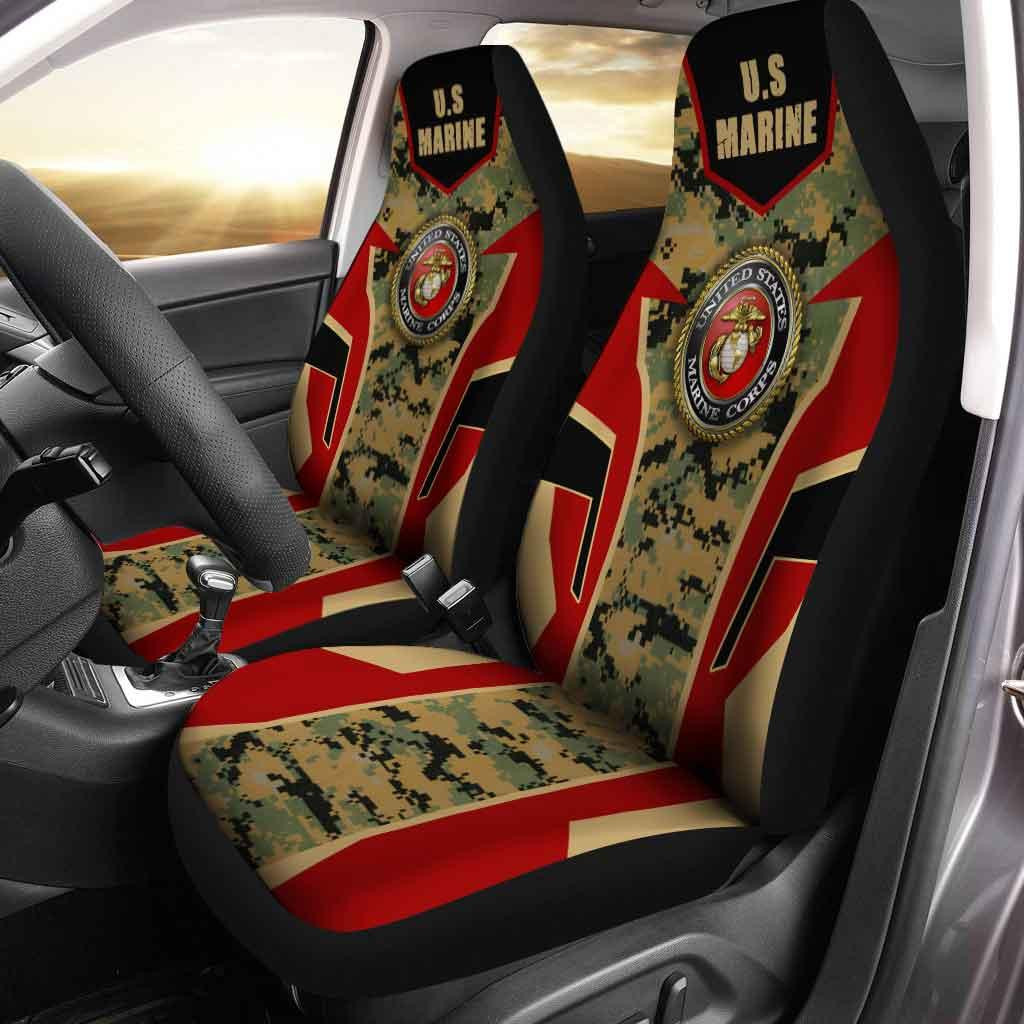 Marine Corps U.S Luxury Car Seat Covers