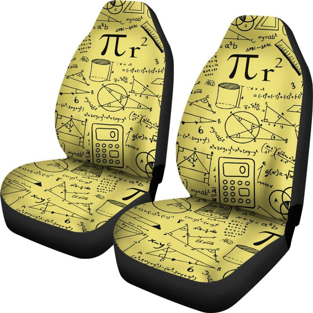 Math Pattern Custom Car Seat Covers