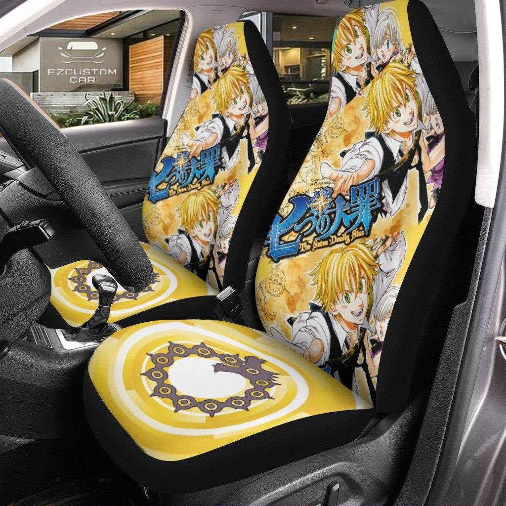 Meliodas Car Mats x Seat Covers Set