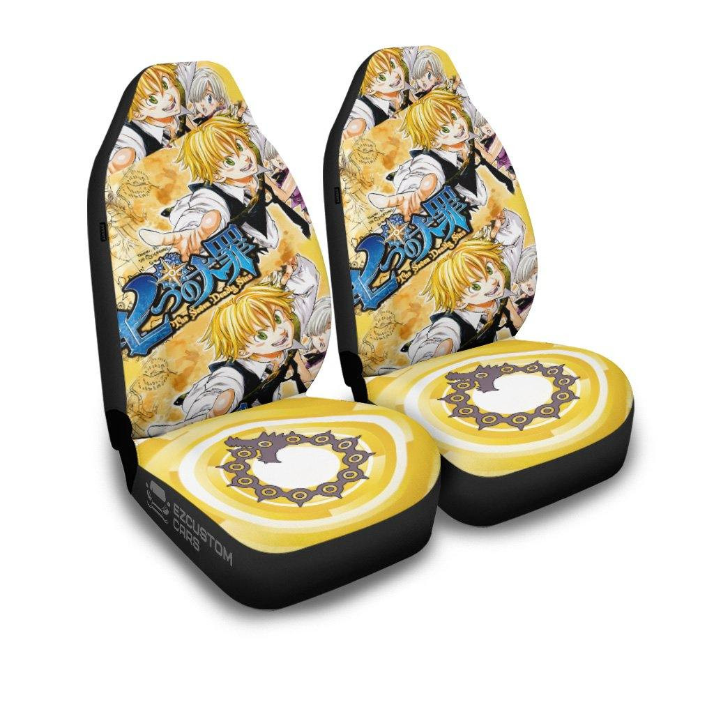 Meliodas Car Seat Covers Seven Deadly Sins
