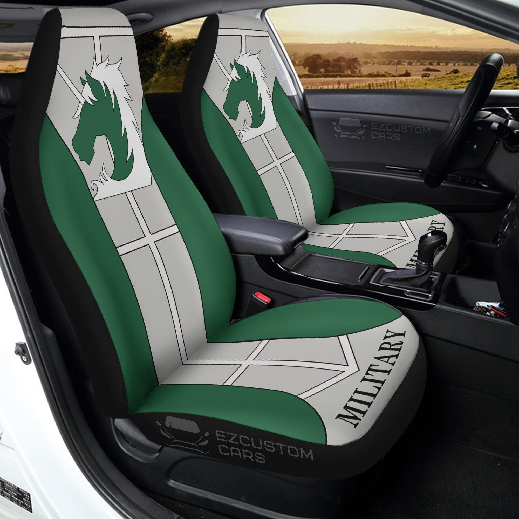 Military Police Brigade Attack On Titan Car Seat Covers Anime Car Decor Military Police Brigade Attack On Titan Car Seat Covers Anime Car Decor