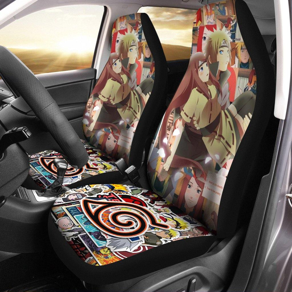 Minato and Kushina Naruto Car Seat Covers
