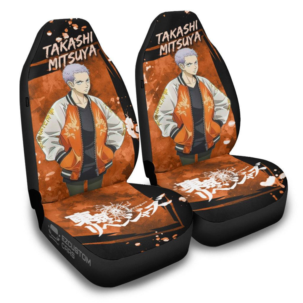 Mitsuya Car Seat Covers Custom Anime Tokyo Revengers Car Accessories