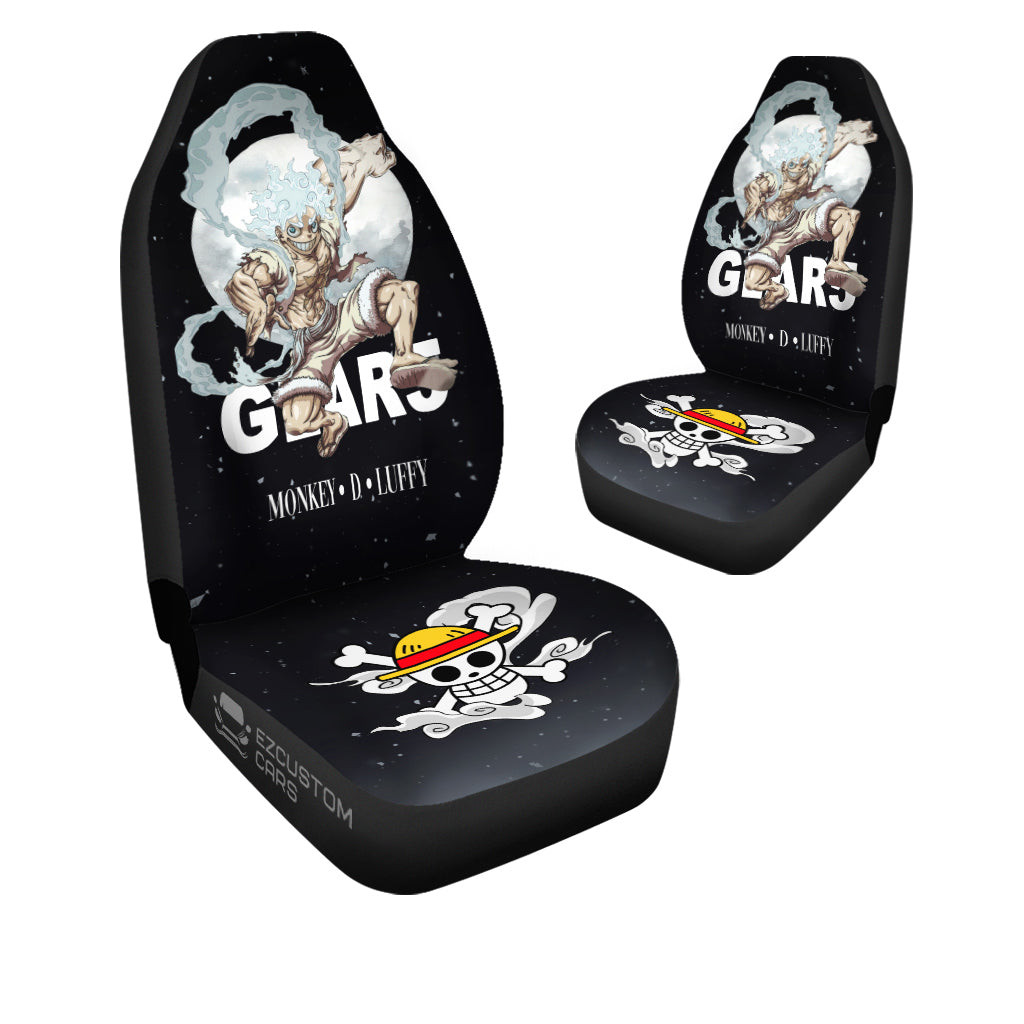 Monkey D Luffy Gear 5 Car Seat Covers – White