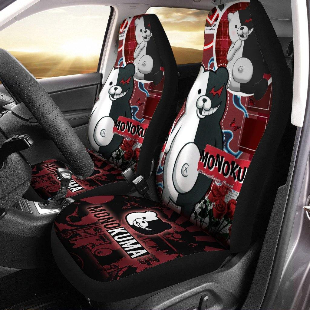 Junko Enoshima Car Seat Covers Danganronpa Anime Car Accessories